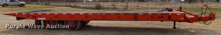 image for item DY9145 1996 Landoll Hauloll equipment trailer
