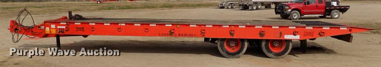 image for item DY9145 1996 Landoll Hauloll equipment trailer