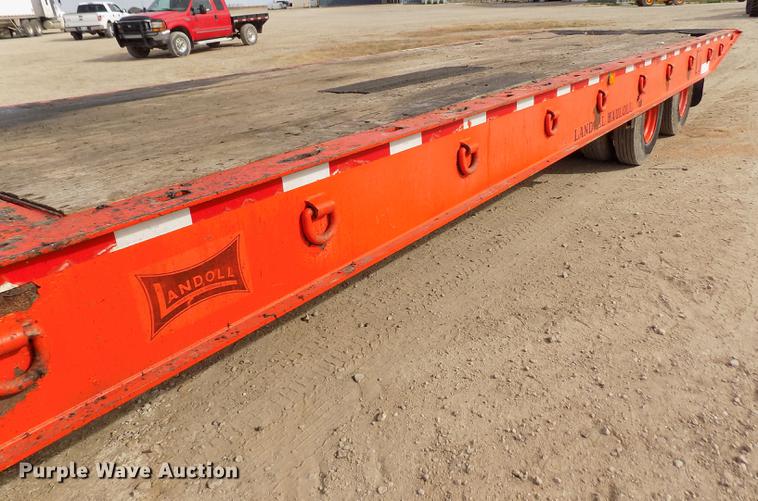 image for item DY9145 1996 Landoll Hauloll equipment trailer
