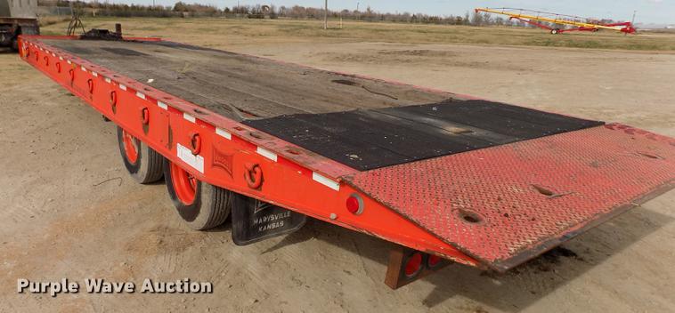 image for item DY9145 1996 Landoll Hauloll equipment trailer