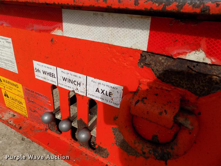 image for item DY9145 1996 Landoll Hauloll equipment trailer