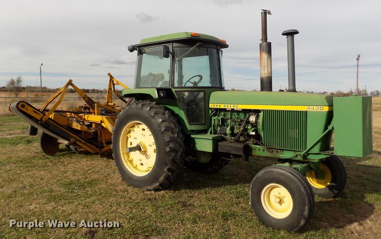 image for item DY9149 1973 John Deere 4430 tractor and terracer