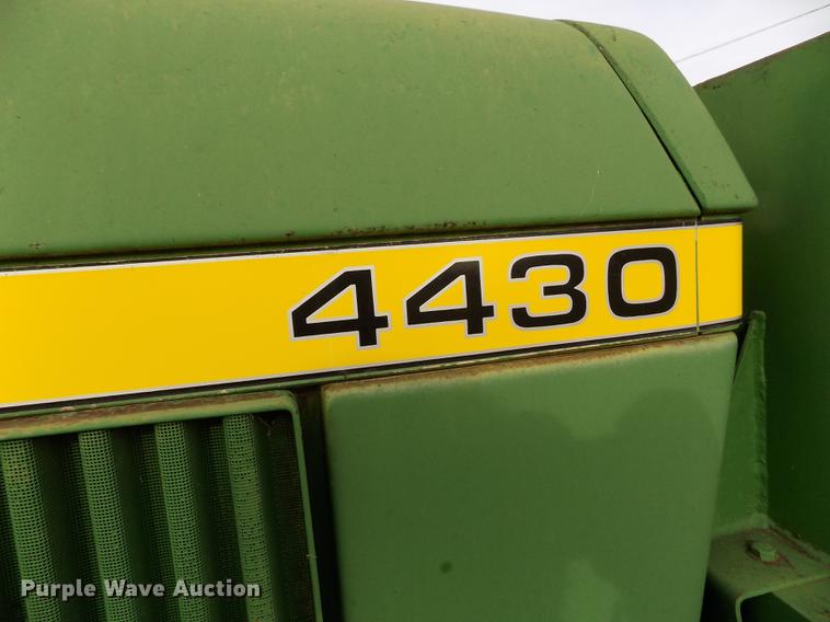 image for item DY9149 1973 John Deere 4430 tractor and terracer