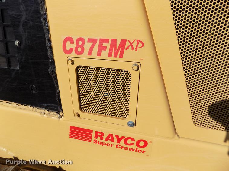 image for item DY9154 2007 Rayco C87FM XP Super Crawler brush cutter