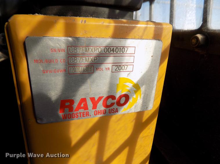 image for item DY9154 2007 Rayco C87FM XP Super Crawler brush cutter