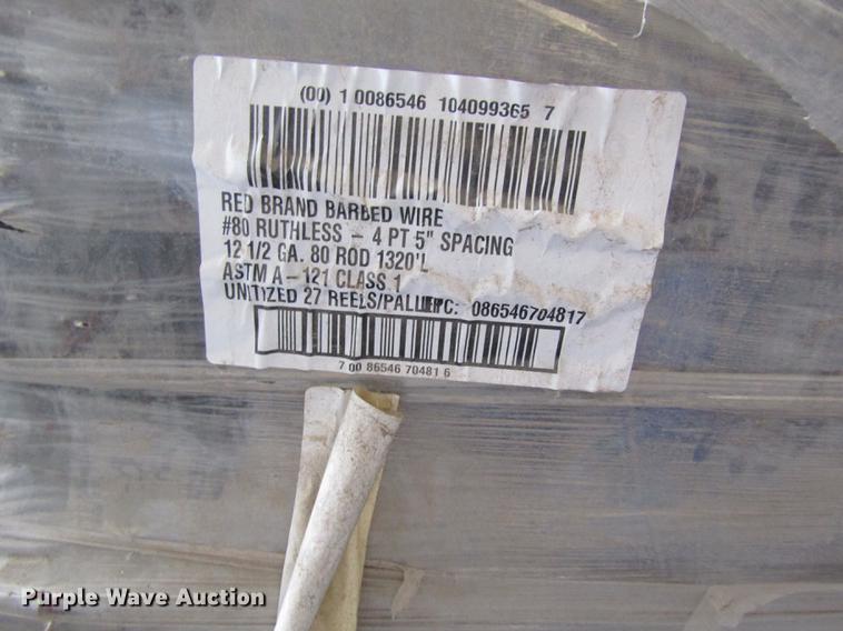 image for item EH9341 (27) rolls Red barb wire