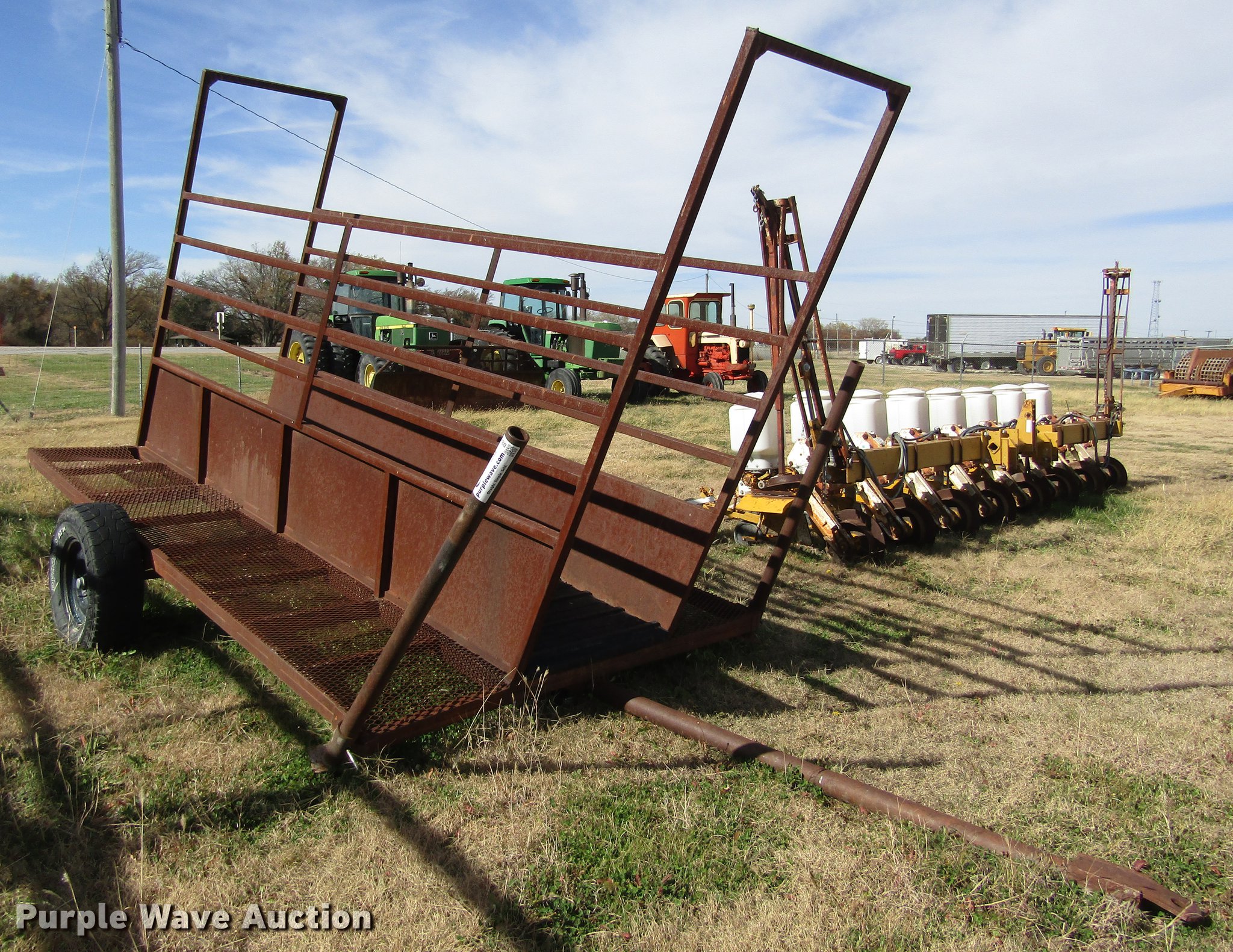 Shop built livestock loading chute in Plainville, KS Item DB4780 sold