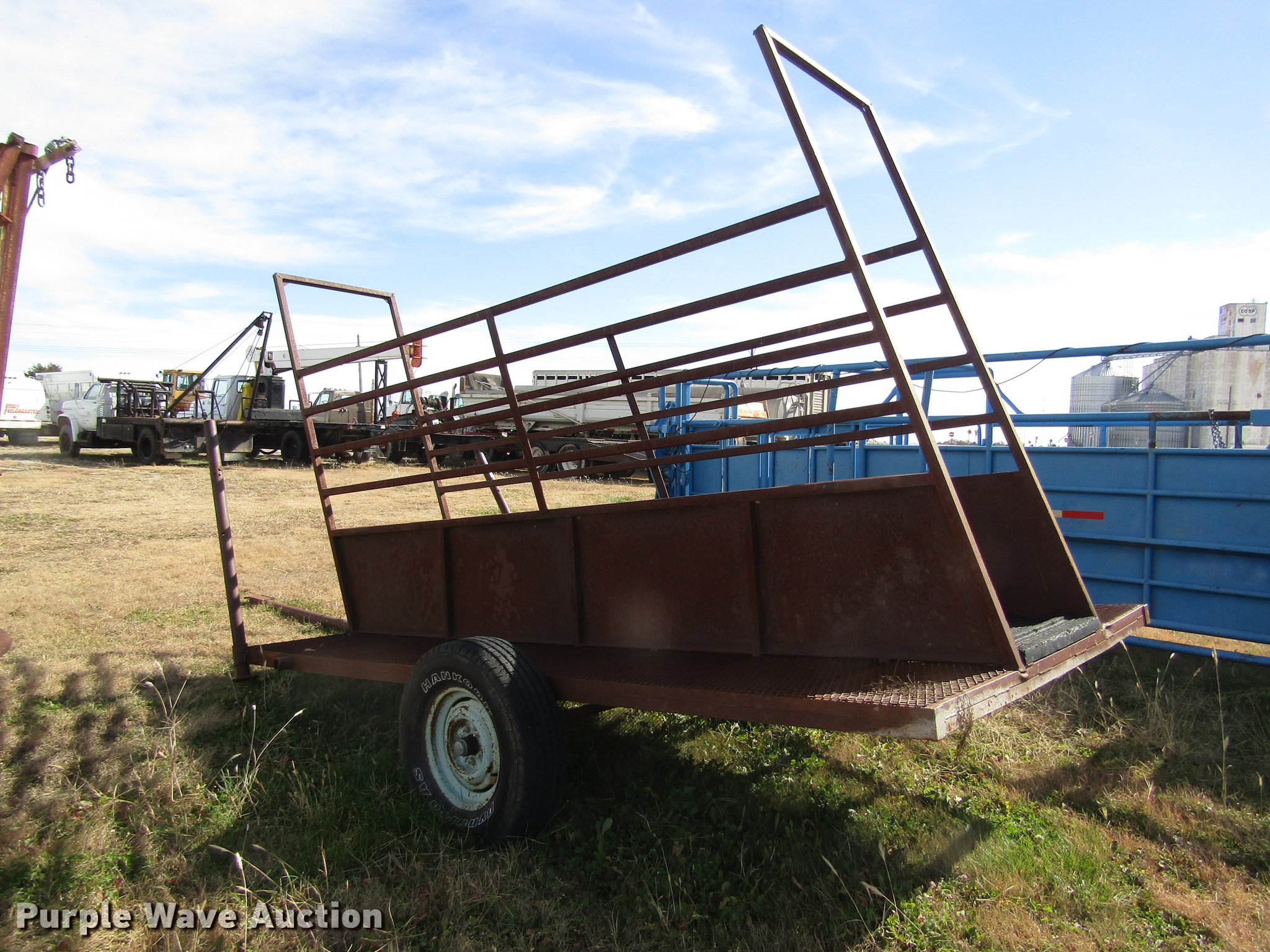 Shop built livestock loading chute in Plainville, KS Item DB4780 sold