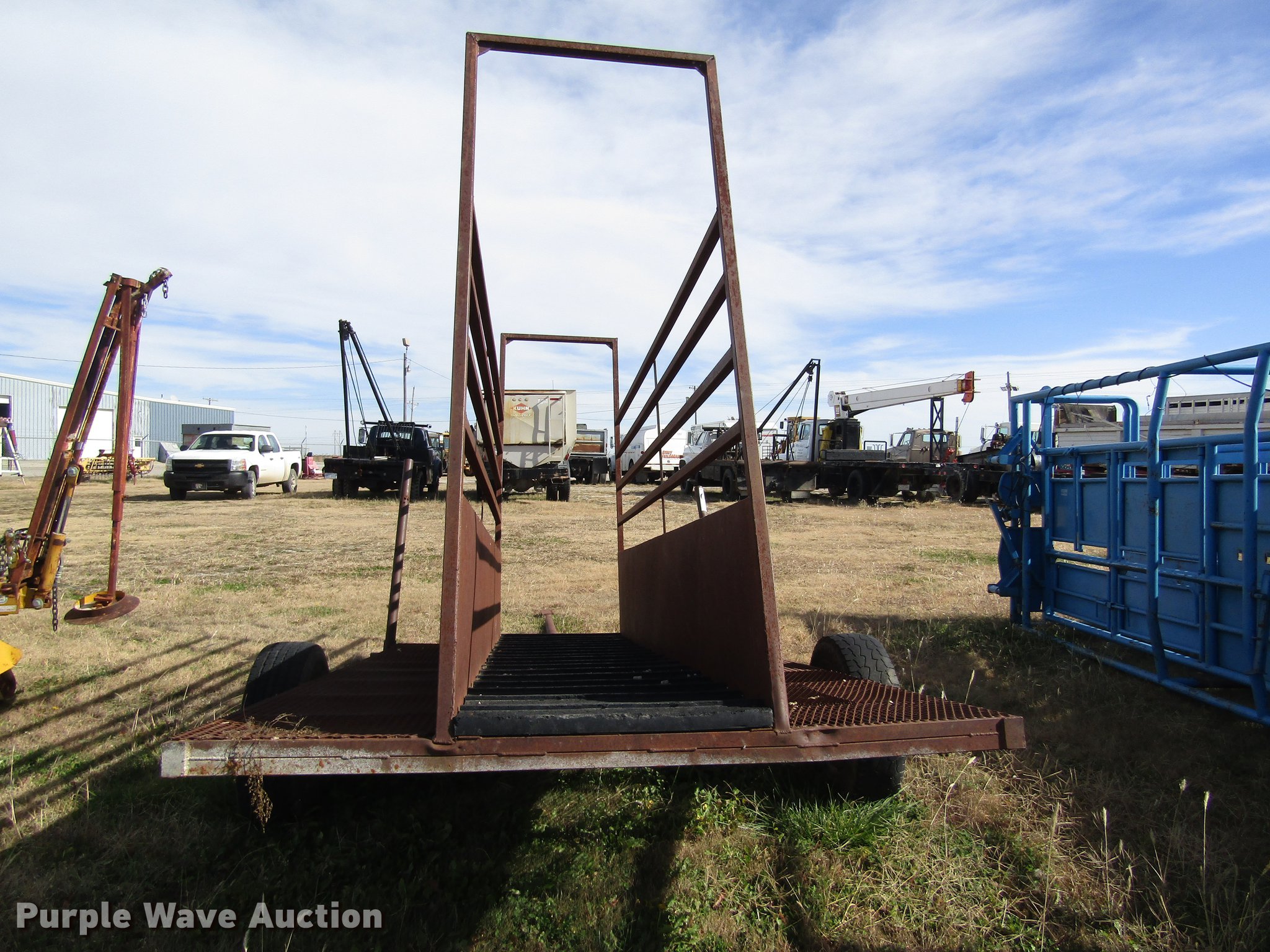 Shop built livestock loading chute in Plainville, KS Item DB4780 sold