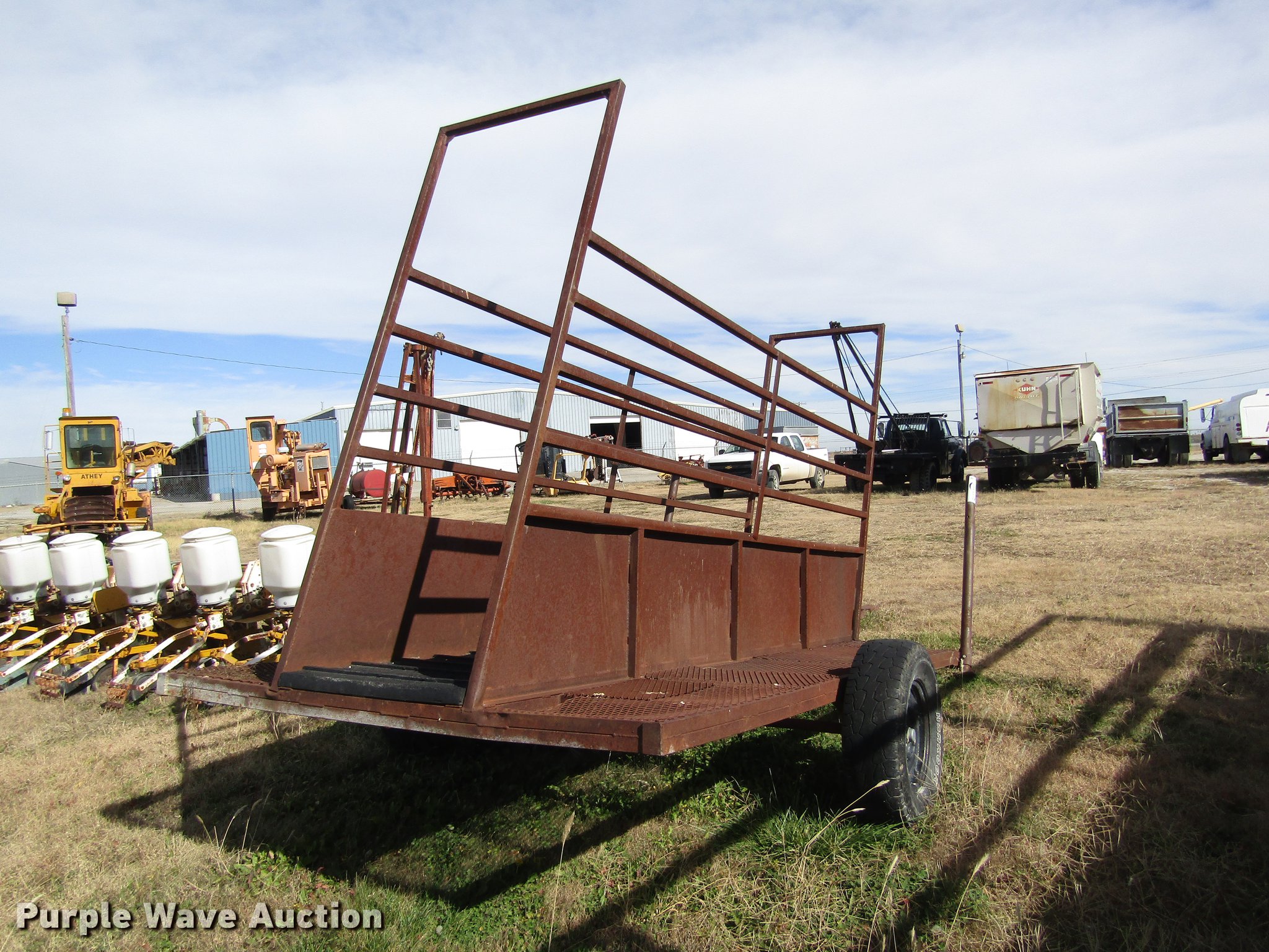 Shop built livestock loading chute in Plainville, KS Item DB4780 sold