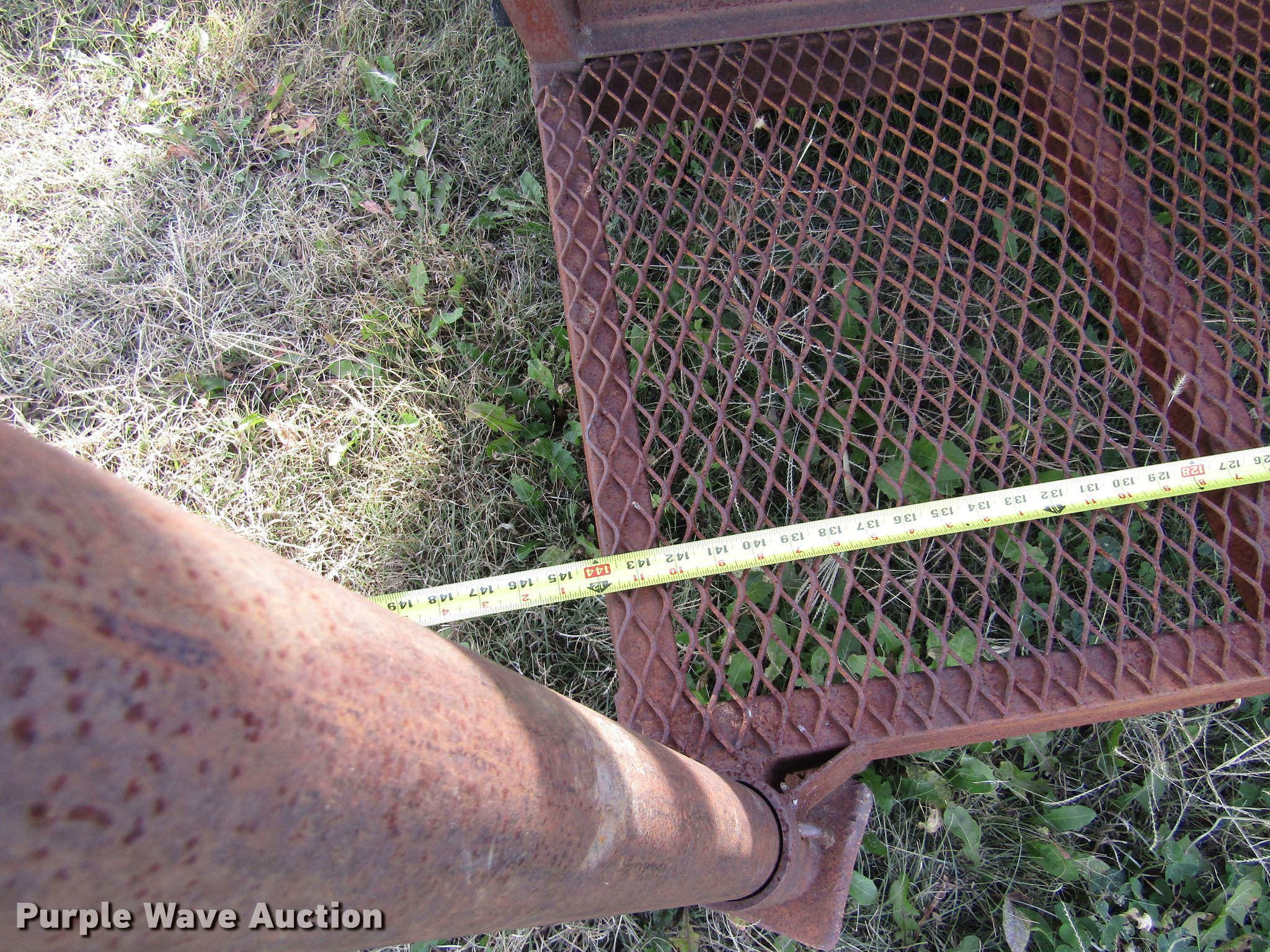 Shop built livestock loading chute in Plainville, KS Item DB4780 sold