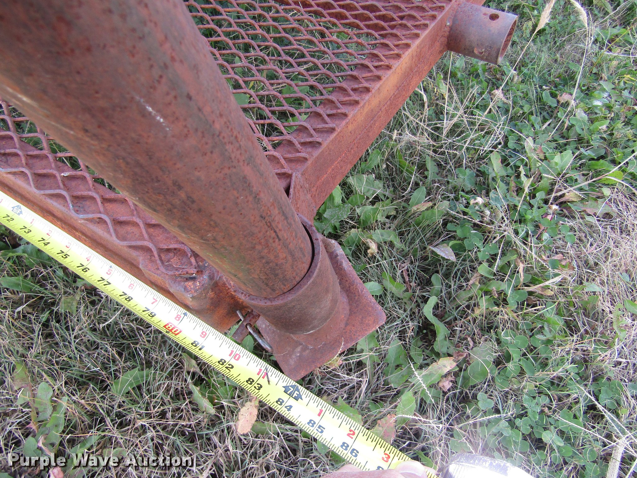 Shop built livestock loading chute in Plainville, KS Item DB4780 sold