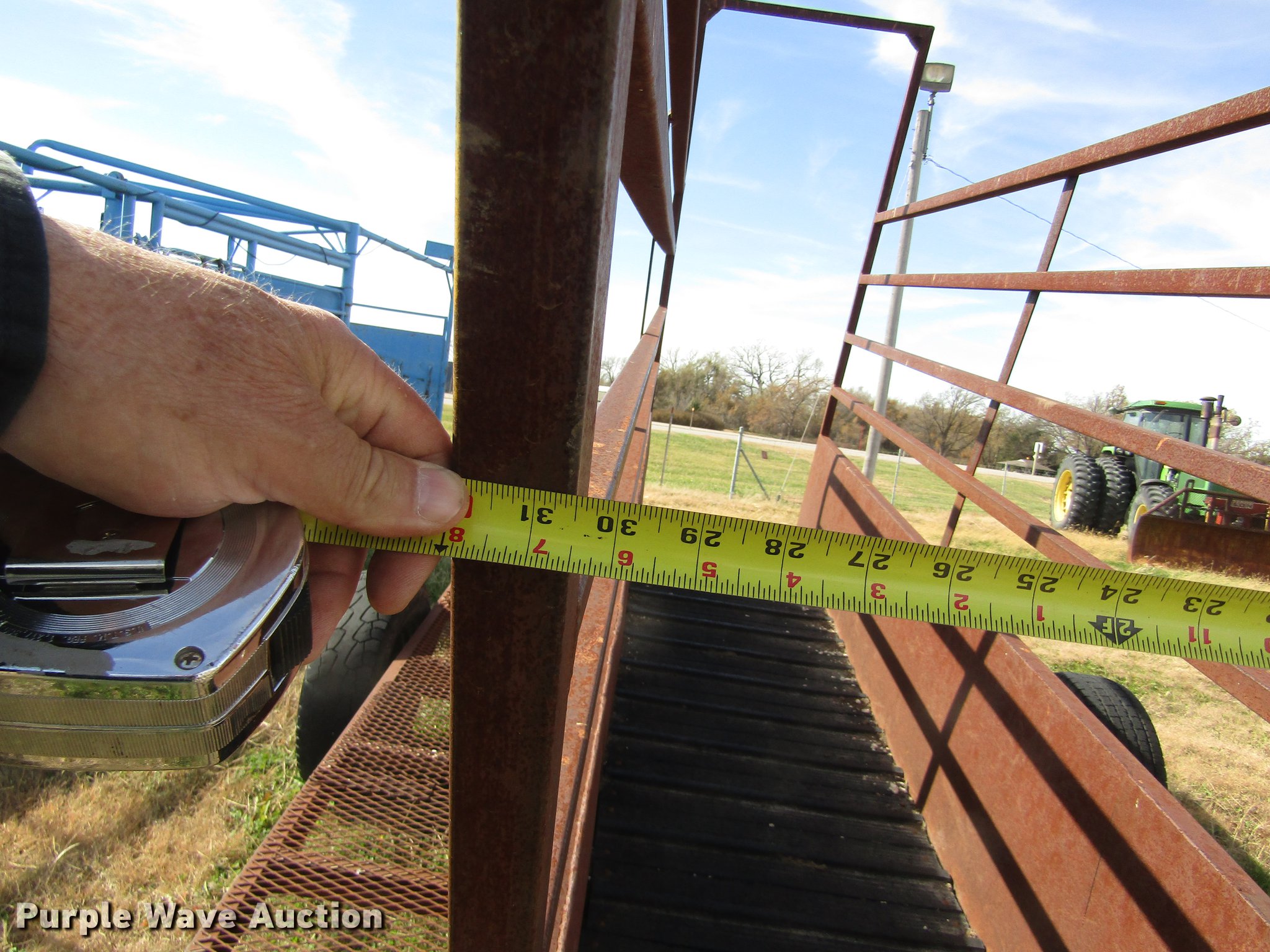 Shop built livestock loading chute in Plainville, KS Item DB4780 sold