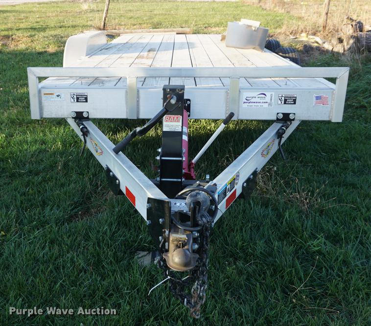 image for item DB0425 2015 H&H Speedloader MX tilt deck utility trailer