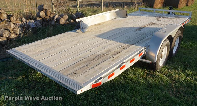 image for item DB0425 2015 H&H Speedloader MX tilt deck utility trailer