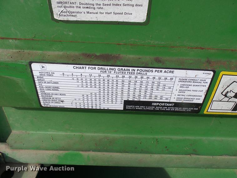 image for item DB2024 (2) John Deere 750 grain drills