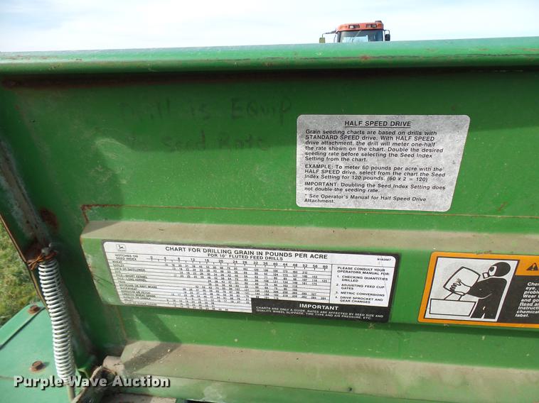 image for item DB2024 (2) John Deere 750 grain drills