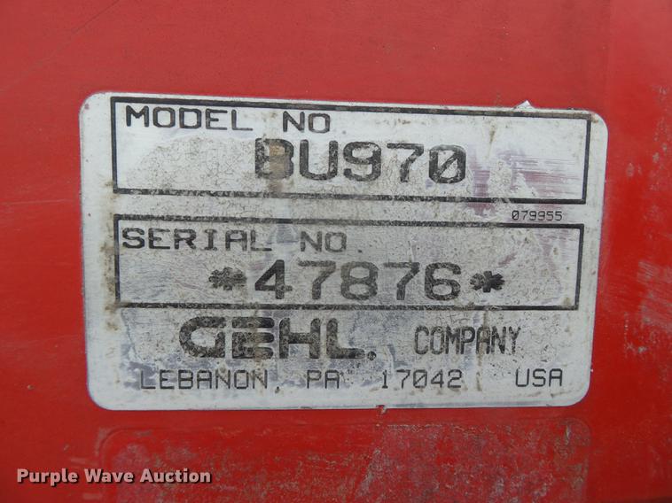 image for item DD2449 Gehl BU970 silage wagon