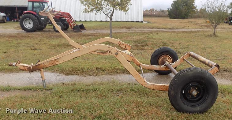 image for item DD3488 Shop built hay bale buggy
