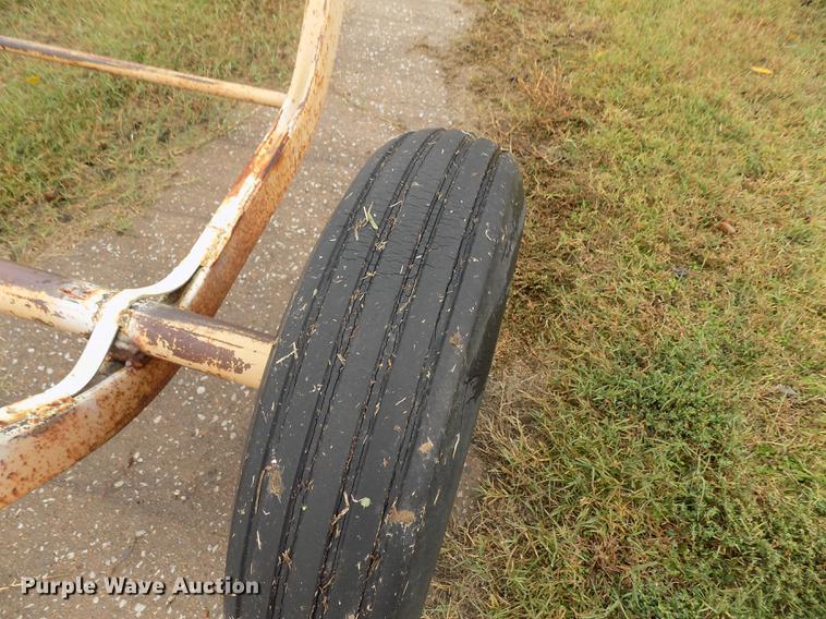 image for item DD3488 Shop built hay bale buggy