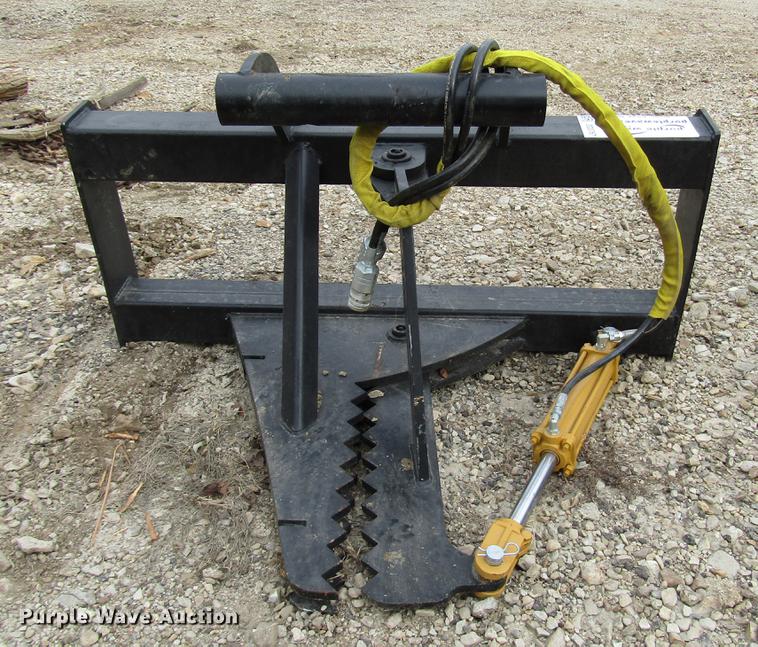Skid steer tree puller in Eskridge, KS Item DD3767 sold Purple Wave