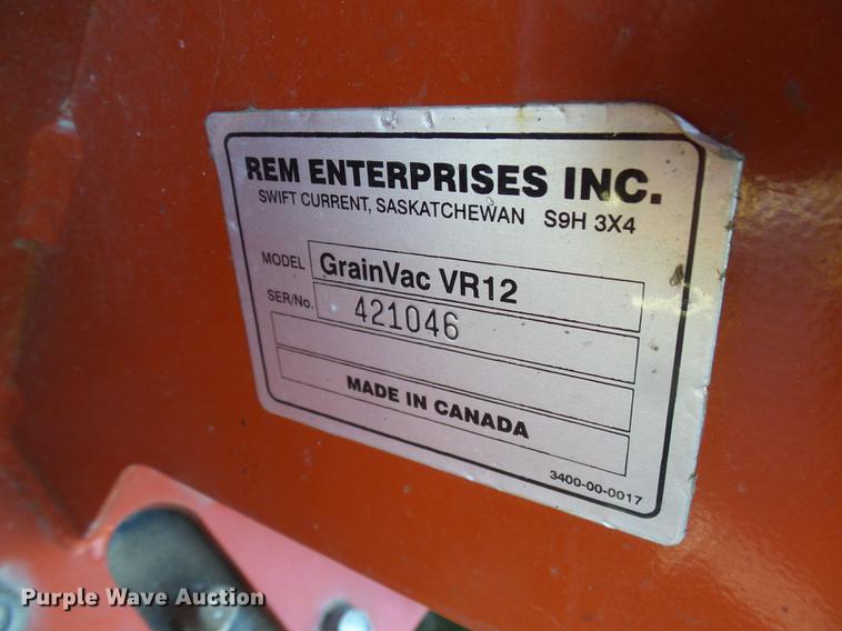 image for item DE5323 Rem VR12 grain vacuum