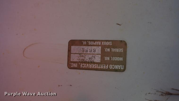 image for item DF1526 2009 Ranco rail unloading bucket elevator