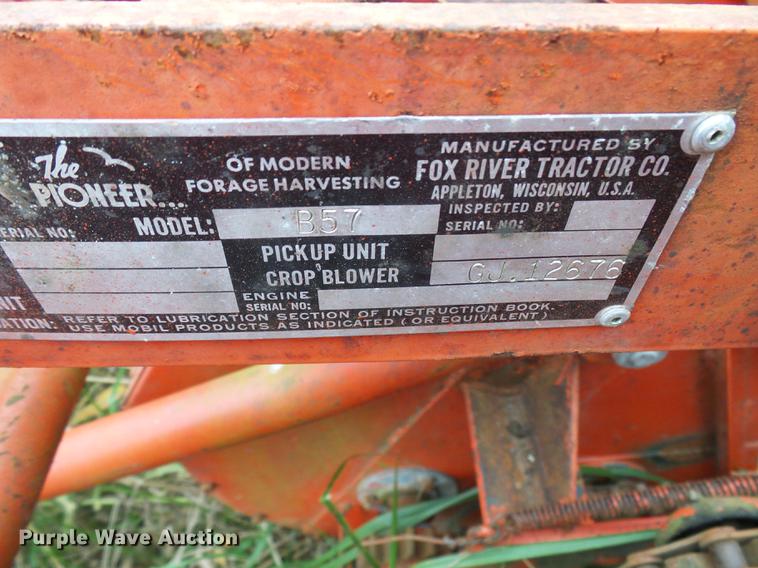 image for item EP9792 Fox B57 silage blower