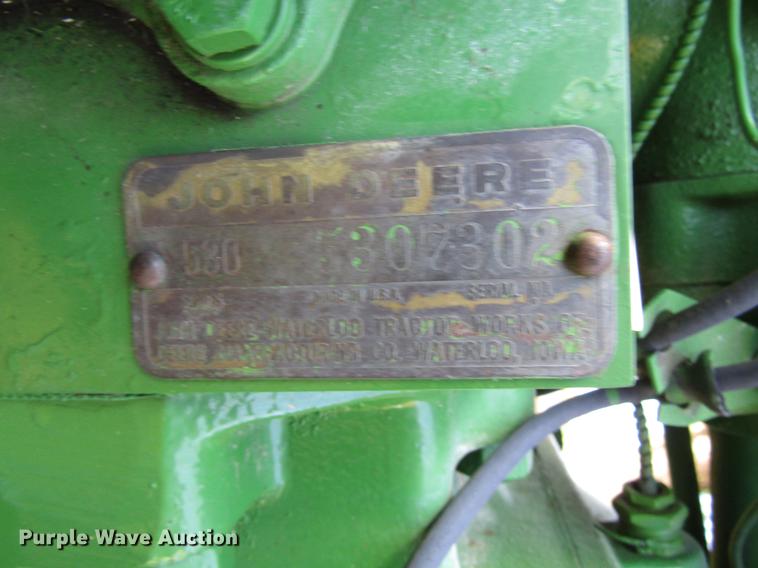 image for item FJ9555 John Deere 530 tractor