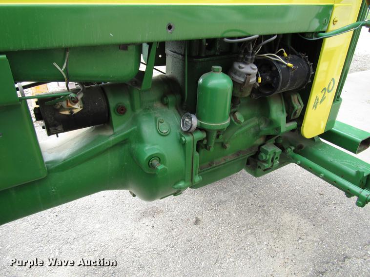 image for item FJ9559 John Deere 420 tractor