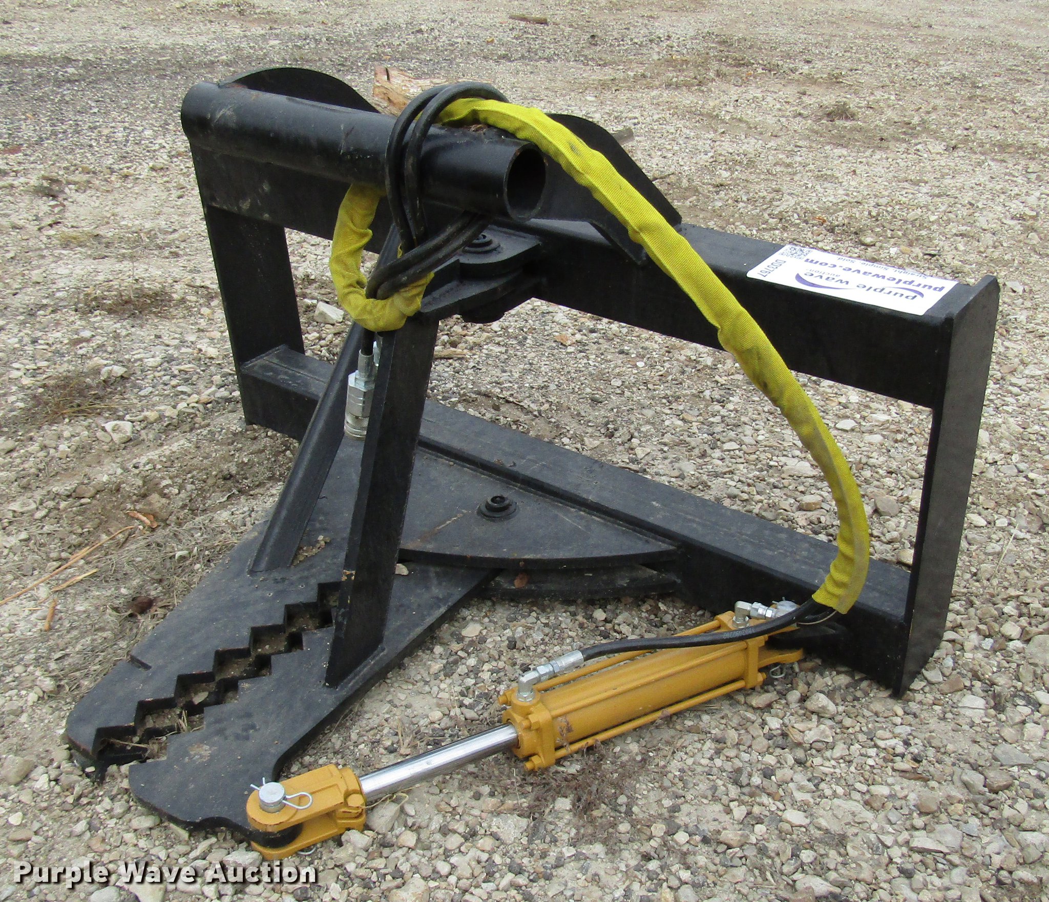 Skid steer tree puller in Eskridge, KS Item DD3767 sold Purple Wave