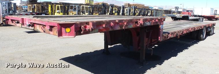 image for item DG2750 1986 Great Dane drop deck trailer
