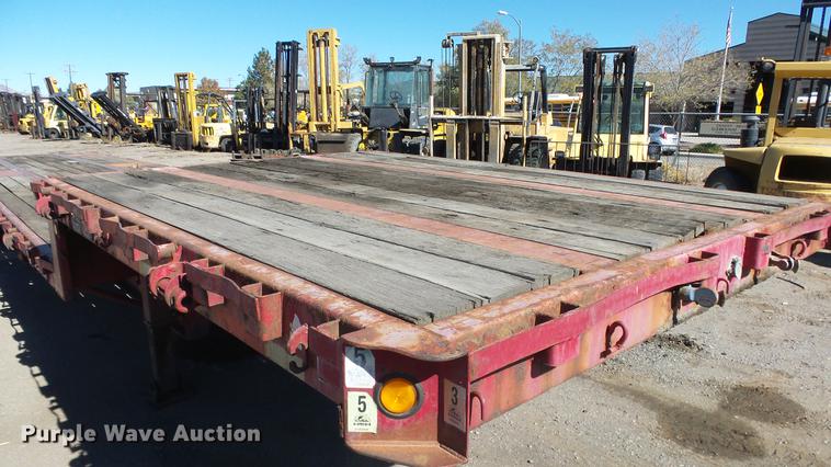 image for item DG2750 1986 Great Dane drop deck trailer