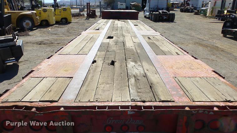 image for item DG2750 1986 Great Dane drop deck trailer