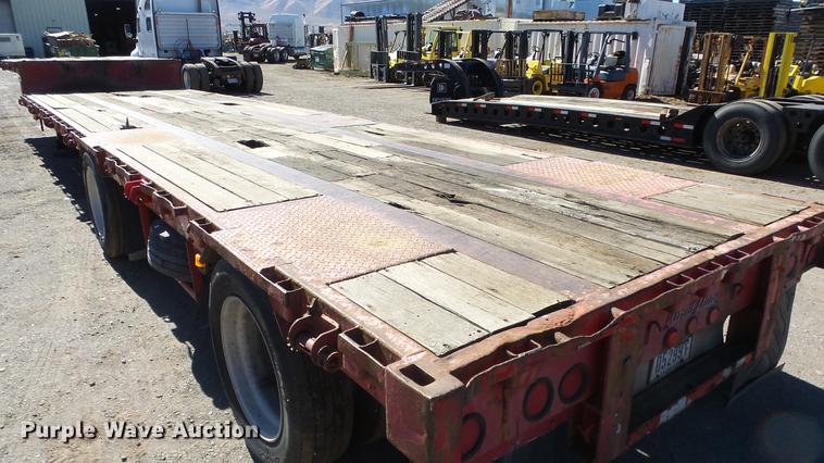 image for item DG2750 1986 Great Dane drop deck trailer