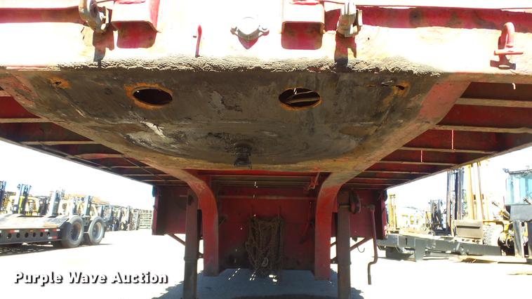 image for item DG2750 1986 Great Dane drop deck trailer