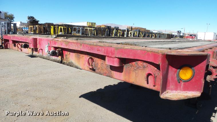 image for item DG2750 1986 Great Dane drop deck trailer