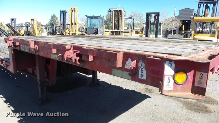 image for item DG2750 1986 Great Dane drop deck trailer