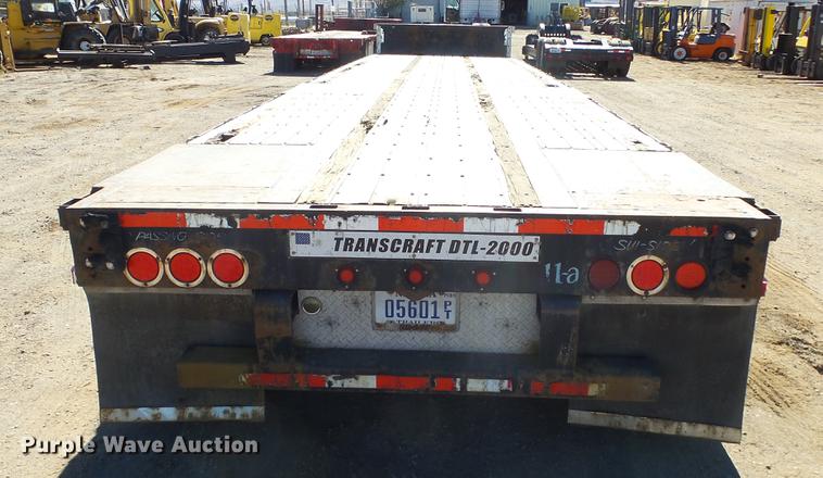 image for item DG2752 1999 Transcraft DTL2000 drop deck trailer