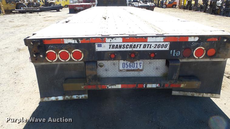 image for item DG2752 1999 Transcraft DTL2000 drop deck trailer
