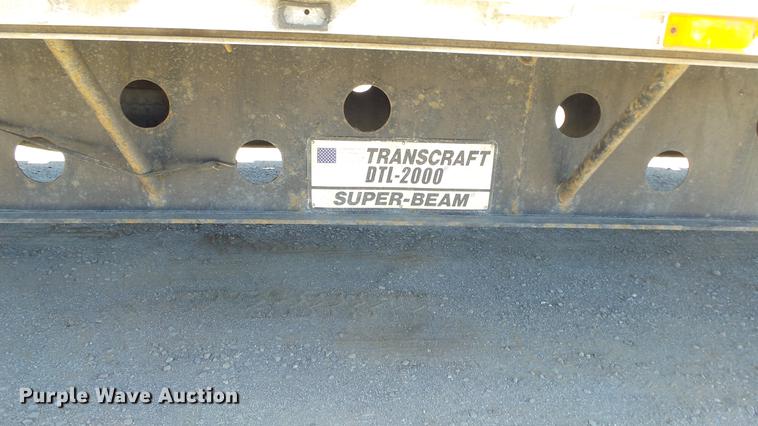 image for item DG2752 1999 Transcraft DTL2000 drop deck trailer