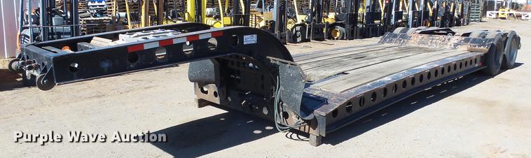 image for item DG2753 1981 Cozad RGN lowboy equipment trailer