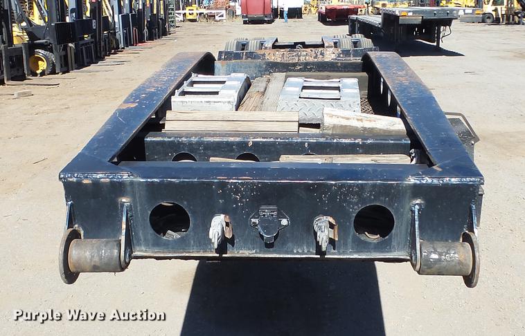 image for item DG2753 1981 Cozad RGN lowboy equipment trailer