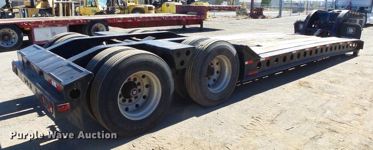 image for item DG2753 1981 Cozad RGN lowboy equipment trailer