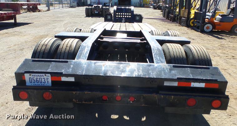 image for item DG2753 1981 Cozad RGN lowboy equipment trailer