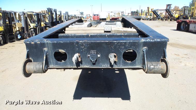 image for item DG2753 1981 Cozad RGN lowboy equipment trailer