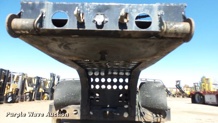 image for item DG2753 1981 Cozad RGN lowboy equipment trailer