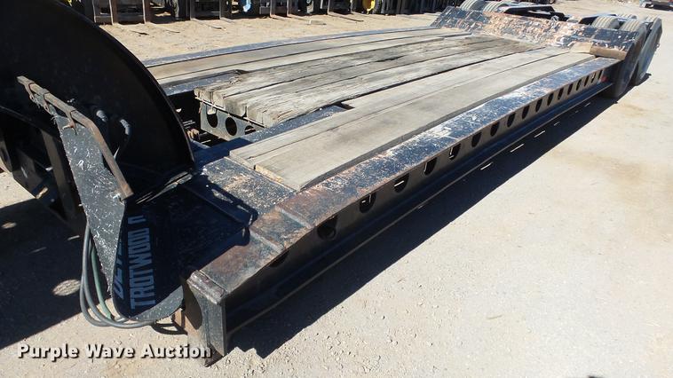 image for item DG2753 1981 Cozad RGN lowboy equipment trailer