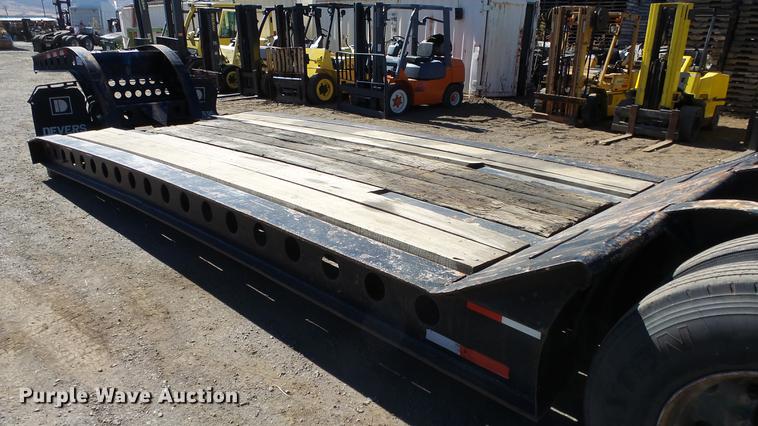 image for item DG2753 1981 Cozad RGN lowboy equipment trailer