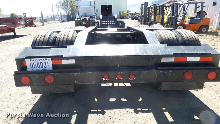 image for item DG2753 1981 Cozad RGN lowboy equipment trailer